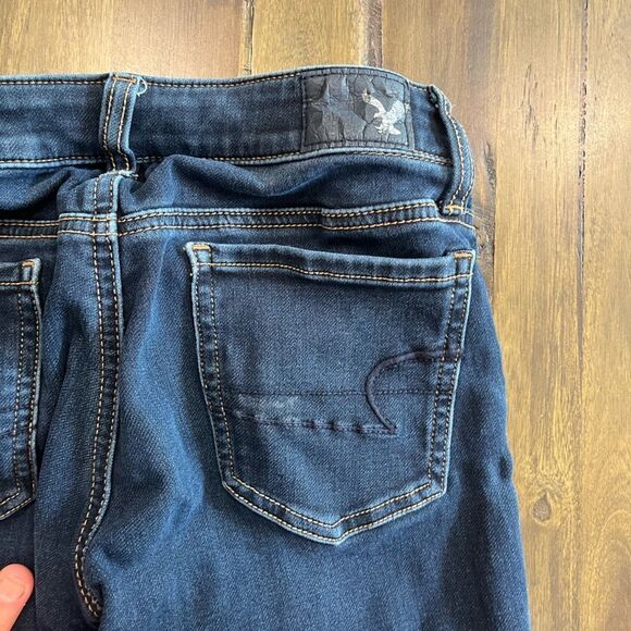 American Eagle Outfitters Jegging Dark Wash Jeans, Women's Size 0 - Picture 8 of 8